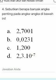 Biliar & bola sodok · 1 decade ago. Sebutkan Beberapa Banyak Angka Penting Pada Angka Angka Di Bawah Brainly Co Id
