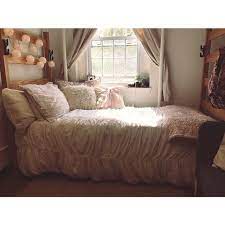 Dorm Setup With Queen Bed K2razy Dorm Room Decor Dorm Inspiration Dorm Sweet Dorm