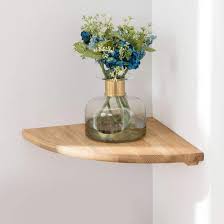 Mar 14, 2020 · diy wooden corner shelf this shelf is a beautiful decorative shelf to display two or three of your favorite things. Love Oak Corner Shelf 18 Cm Amazon De Home Kitchen