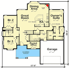 Plan 42555db Craftsman Ranch Home Plan With Split Bedroom Layout Southern House Plan Ranch House Plans House Plans