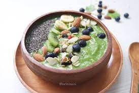 Healthy Green Smoothie Bowl Qorina Putri Tsani Resep Smoothie