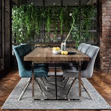 80cm round table and dining chairs 2 / 4 set gery wood leg room home office uk. Ardeche Dining Set Table X3 Chloe Chairs In Teal And X3 Chloe Chairs In Grey Collingwood Batchellor