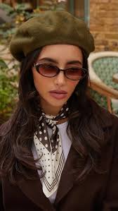 whataprylwears is effortlessly cool in our fuzzy brown bucket hat 🧸