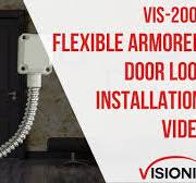 Flexible Stainless Steel Armored Door Loop Zinc Plated VIS-2000 -  Installation Video