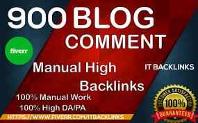 Do 900 High Domain Authority Dofollow Blog Comments Manual On Offpage Backlinks By Itbacklinks In 2020 Blog Comments Backlinks Blog