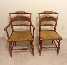 Ethan Allen Hitchcock Chairs American Eagle W Woven Rush Seats Allen Chair Chair Ethan Allen Furniture