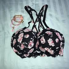 Maybe you would like to learn more about one of these? Pink Victoria S Secret Intimates Sleepwear Nwt Vs Pink Dateracerback Floral Pushup Bra Poshmark