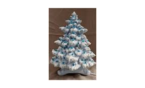 Ceramic christmas tree 18 green with snow. The Best Ceramic Christmas Trees