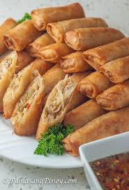 The summeriest spring rolls we ever did see. Lumpiang Gulay Vegetable Egg Roll Recipe Panlasang Pinoy