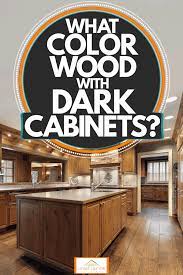 Dark hardwood flooring has the potential to have a huge design impact and it will wear well even contemporary kitchens can look amazing with dark hardwood floors, and this one takes it a step this stunning kitchen has an island with dark cabinets that matches the tone of the wood as well as. What Color Wood Floor With Dark Cabinets Home Decor Bliss