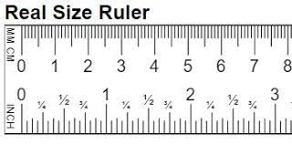 • understand the relation between meter and centimeter. Online Real Size Ruler Mm Cm Inch