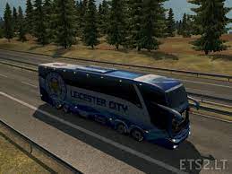 El leicester city irá en bus a su próximo partido en cardiff para evitar volar. Bus Marcopolo G7 1600ld Leicester City Ets2 Mods