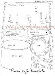 How To Make A Quiet Book Page 21 Picnic Basket Table Setting Quiet Book Patterns Quiet Book Templates Quiet Book
