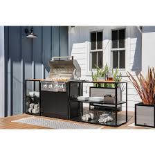 You can buy a prefab outdoor kitchen or hire a contractor to build from scratch… Veradek Outdoor Kitchen Series 3 Piece Modular Outdoor Kitchens Grill Not Included Reviews Wayfair