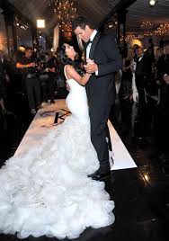 Kris humphries, kim kardashian and kanye west getty images. Newlywed Dance Photo Kim Kardashian S Wedding Album Us Weekly Kim Kardashian Wedding Kardashian Wedding Ruched Wedding Dress
