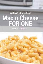 Homemade Macaroni And Cheese For One Recipe Quick Mac And Cheese Easy Mac And Cheese Mac And Cheese Homemade