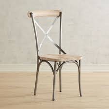 Zach Whitewash Dining Chair With Raw Metal Pier 1 Oak Dining Chairs Dining Chairs Cheap Dining Room Chairs