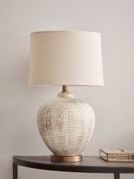 Textured Ceramic Table Lamp In 2020 Table Lamp Wood Table Lamps Uk Table Lamps Living Room