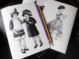 image of le livre de coloriages vintagecahier grand modele 5 00 ttc corps d ouvrage 20 pages impression noire p book art male sketch coloriage motif torchon en faux tricot et crochet