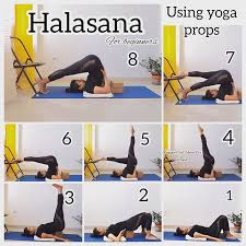 Halasana Plough Pose Is An Inverted Asana In Hatha Ashtanga Yoga Halasana Provides Very Strong Opening Benefits For The Throat And Ginastica Ballet Saude
