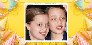 Feliz 11º Aniversário Knox e Vivienne! • Angelina Jolie Brasil