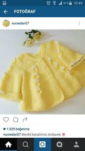 zehra yildirim adli kullanicinin sevgi panosundaki pin baby knitting patterns bebek yelek triko