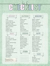 Free Printable New Baby Checklist New Baby Checklist Baby Checklist New Baby Products