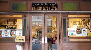 Coliseum cafe is a popular dining spots. Coliseum Cafe Italy Order Italian Cuisine Delivery Food Online Vector