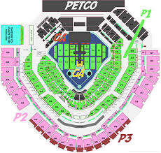 Petco Park Seating Chart Concert Elcho Table