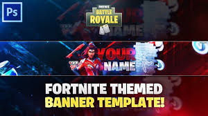 Wdflat is an online platform for streamers with amazing elements for twitch and youtube gaming stream overlay twitch panels twitch offline. Fortnite Battle Royale Youtube Banner Template Free Photoshop Cc Cs6 Youtube