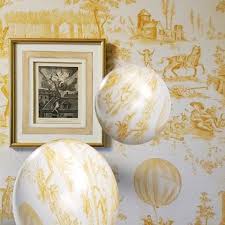 Papier Peint Ballon De Gonesse Or De La Maison Charles Burger En 2020 Papier Peint Deco Romantique Deco