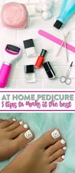 Diy Holiday Pedicure 5 Tips For The Best At Home Pedicure A Little Craft In Your Day Pedicure At Home Pedicure Supplies Diy Pedicure