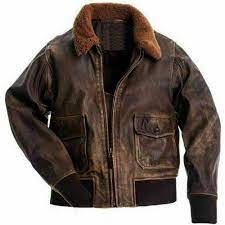 Mens Aviator Flight Bomber Jacket Flying Jacket Pilot Bomber Jacket