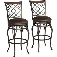 Maybe you would like to learn more about one of these? Kensington Hill Hartley 30 Wood And Bronze Metal Swivel Bar Stools Set Of 2 Target