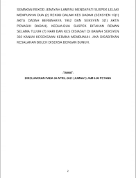 Walaupun tidak mempunyai sebarang rekod jenayah lampau namun tindakan sebegini mampu mengundang pelbagai kegiatan jenayah yang lain, katanya kepada sinar harian. Siaran Media Acp Mohamad Polis Daerah Petaling Jaya Facebook