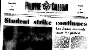 If you found a newspaper article through an online database (e.g., ebsco's academic search complete), you do not need to include that information in the citation, either. Lessons Of The 1969 Student Strikes In The Philippines Joseph Scalice