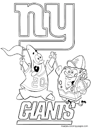 Free printable new york coloring pages for kids! Football Coloring Pages New York Giants Coloring Home