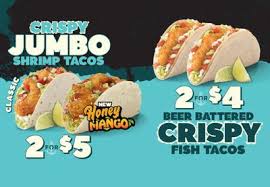 Beer battered fish taco$3.50+beyond avocado taco$3.00+beyond taco$3.00+crispy chicken taco$1.20+. Del Taco Food Drink Deals Coupons Promos Menu Reviews News For August 2021