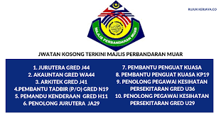 Jawatan kosong institut penyelidikan perhu… permohonan adalah dipelawa daripada warganegara malaysia yang berkelayakan untuk mengisi kekosongan jawatan kosong terkini di institut penyelidikan perhutanan malaysia (frim) sebagai : Majlis Perbandaran Muar Kerja Kosong Kerajaan