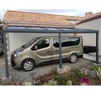 Carport Aluminium Toit Polycarbonate 32mm CL Adossé Abri Voiture & Camping  Car Sur Mesure