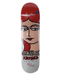 Krooked Elissa Steamer Guest Model White Red Tan Size 7.9 Vintage NOS