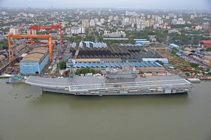 Indian Navy commissions indigenous aircraft carrier "INS Vikrant" - Naval  News
