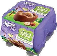 Milka Oeufs Coque Noisette 136gr Chockies