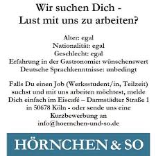 Job Gesucht Hornchenundso Eiscafe Eisdiele Eis Sorbet Waffeln Softeis Eggwaffles Bubblewaffles Koln Sudstadt Job Aushilfe Minijob Teilz Job