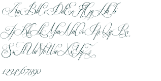It doesn't get any easier than this to see what your cursive fonts for tattoos will look like in a larger size, while retaining the beauty of the font itself. Cursive Calligraphy Letter Fonts Novocom Top