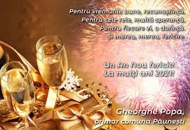 Creează în fiecare zi o capodoperă, cu toate culorile vieții, iar în timp ce scrii, zâmbește! Gheorghe Popa Primarul Comunei PÄƒuneÈ™ti Un An Nou Fericit La MulÈ›i Ani 2021 Jurnal De Vrancea Stiri Din Vrancea Si Focsani