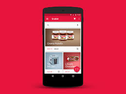 Dribbble Grabbit Home Screen Png By Evil Rabbit Android Material Design Material Design Mobile Design Inspiration