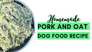 The recipes were balanced by a certified veterinary nutritionist and are suitable for long term feeding when fed according to instructions. Homemade Dog Food Recipe Pork And Oat The Canine Health Nut
