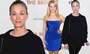 Kaley Cuoco supports Big Bang Theory star Melissa Rauch at The Bronze  premier 