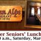 Super Seniors Luncheon - 125 Casselman Rd Event Image